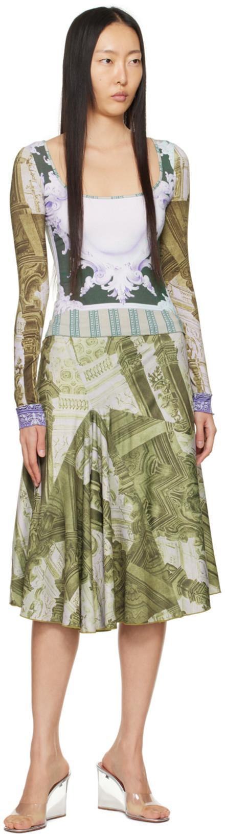 AMINA MUADDI Transparent Lupita Glass Wedge Heeled Sandals