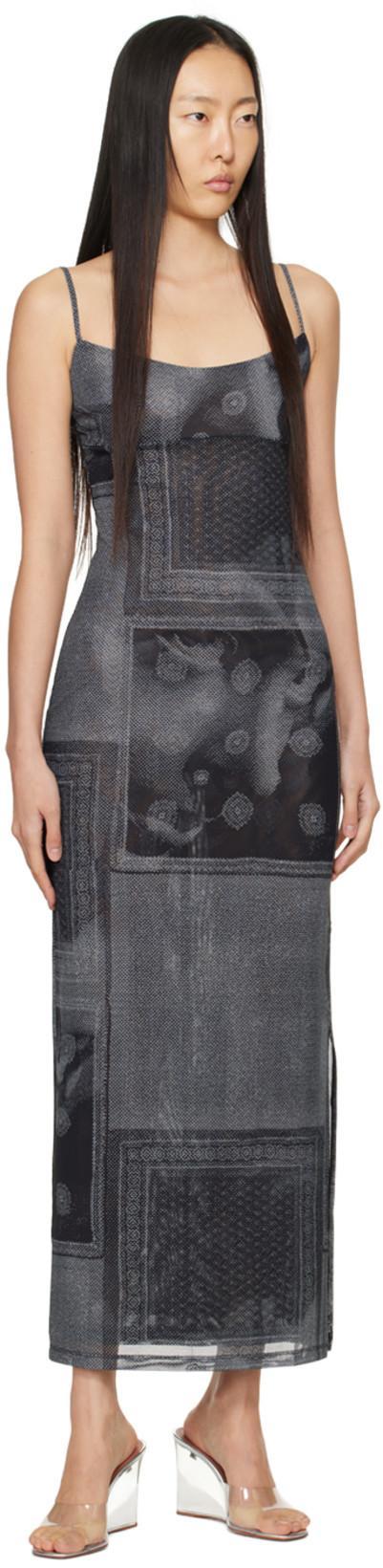 AMINA MUADDI Transparent Lupita Glass Wedge Heeled Sandals