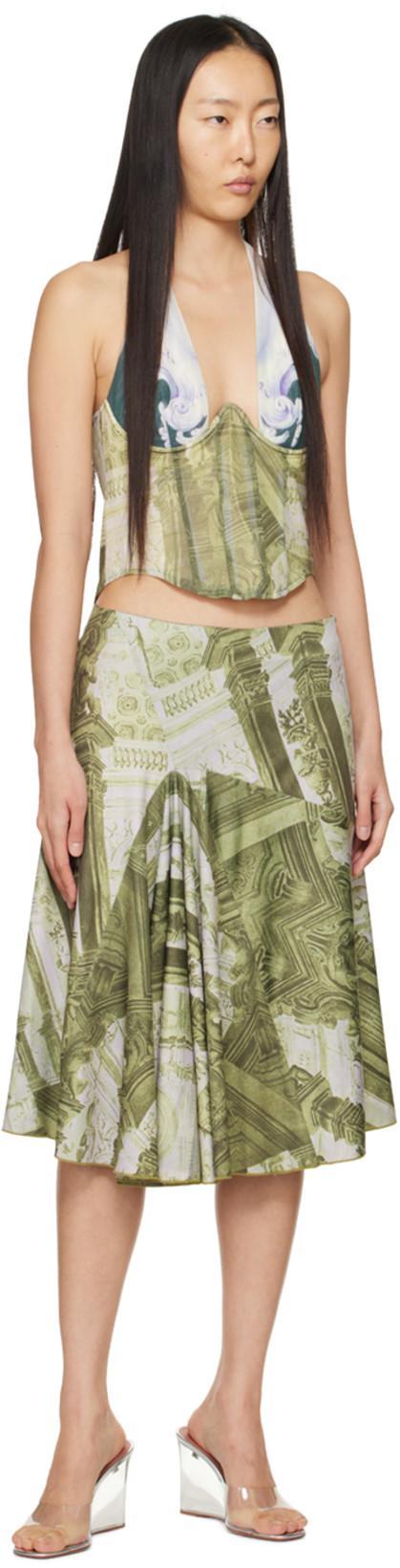 AMINA MUADDI Transparent Lupita Glass Wedge Heeled Sandals