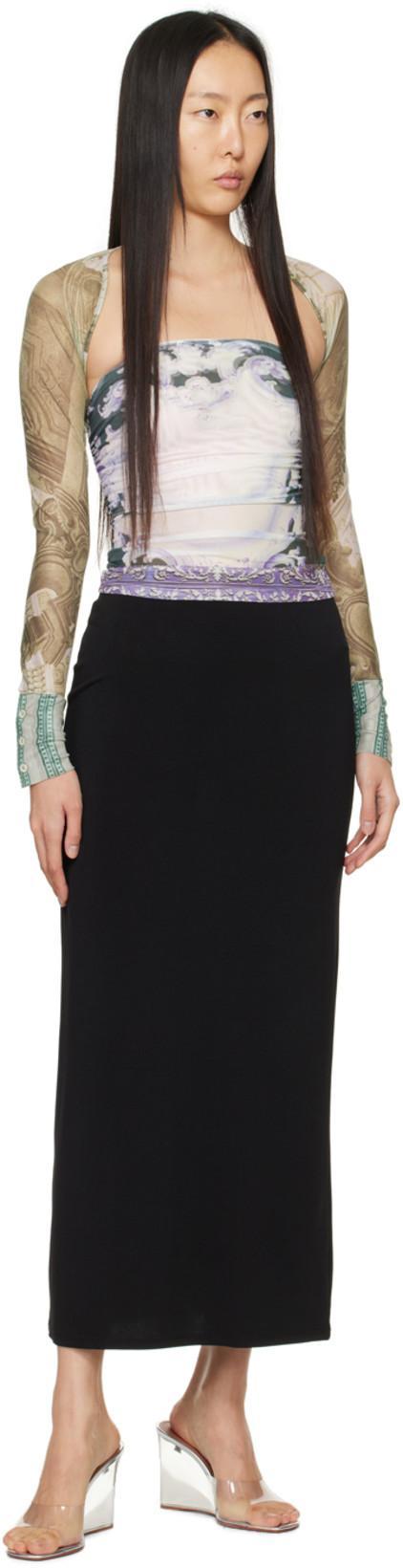 AMINA MUADDI Transparent Lupita Glass Wedge Heeled Sandals