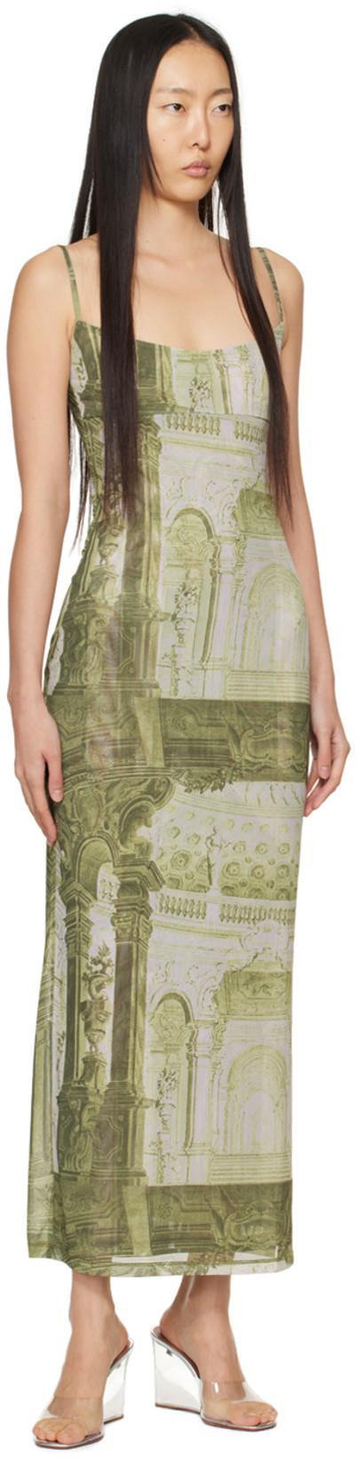 AMINA MUADDI Transparent Lupita Glass Wedge Heeled Sandals