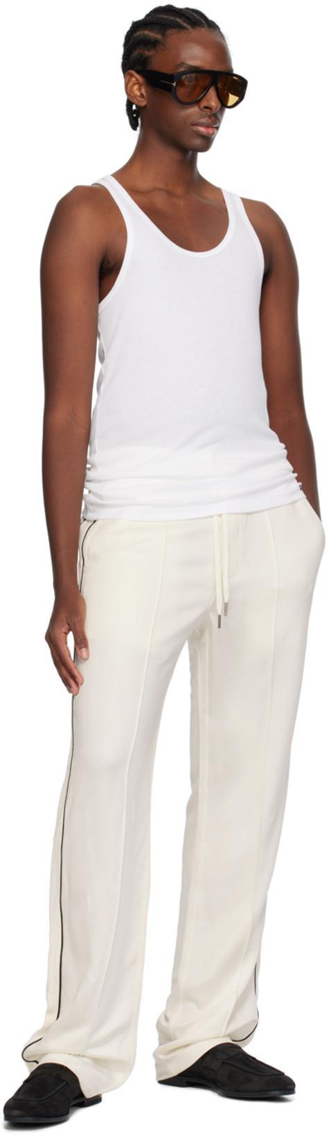 TOM FORD Sleeveless Crewneck T-shirt In Multi