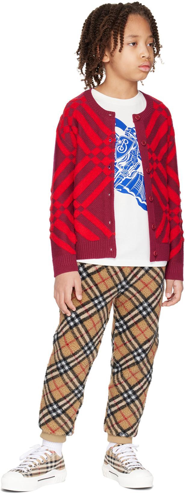 BURBERRY Cotton Sneaker With Vintage Check Pattern In Multi