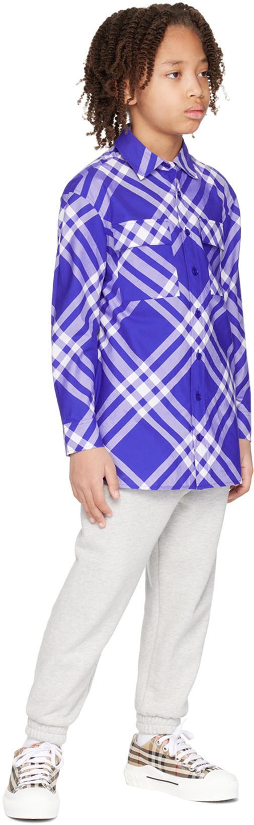 BURBERRY Cotton Sneaker With Vintage Check Pattern In Multi