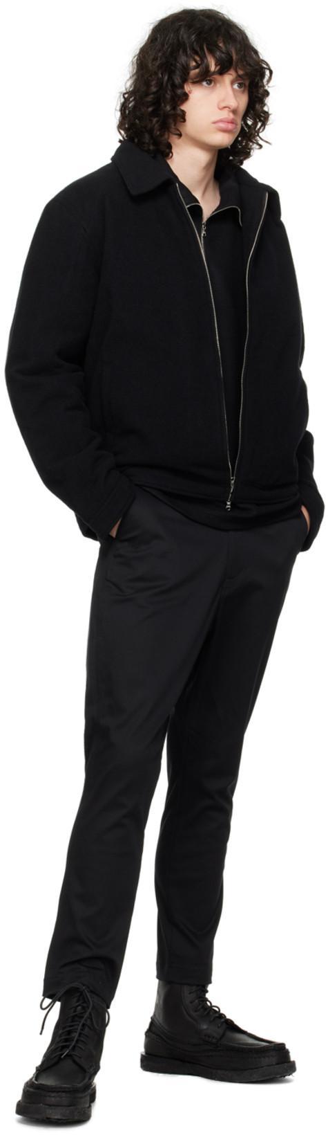 SOPHNET Black Slim-fit Trousers