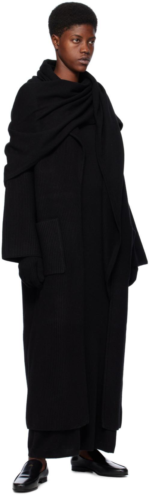 TOTÊME Toteme Signature Wool And Cashmere Coat In Black