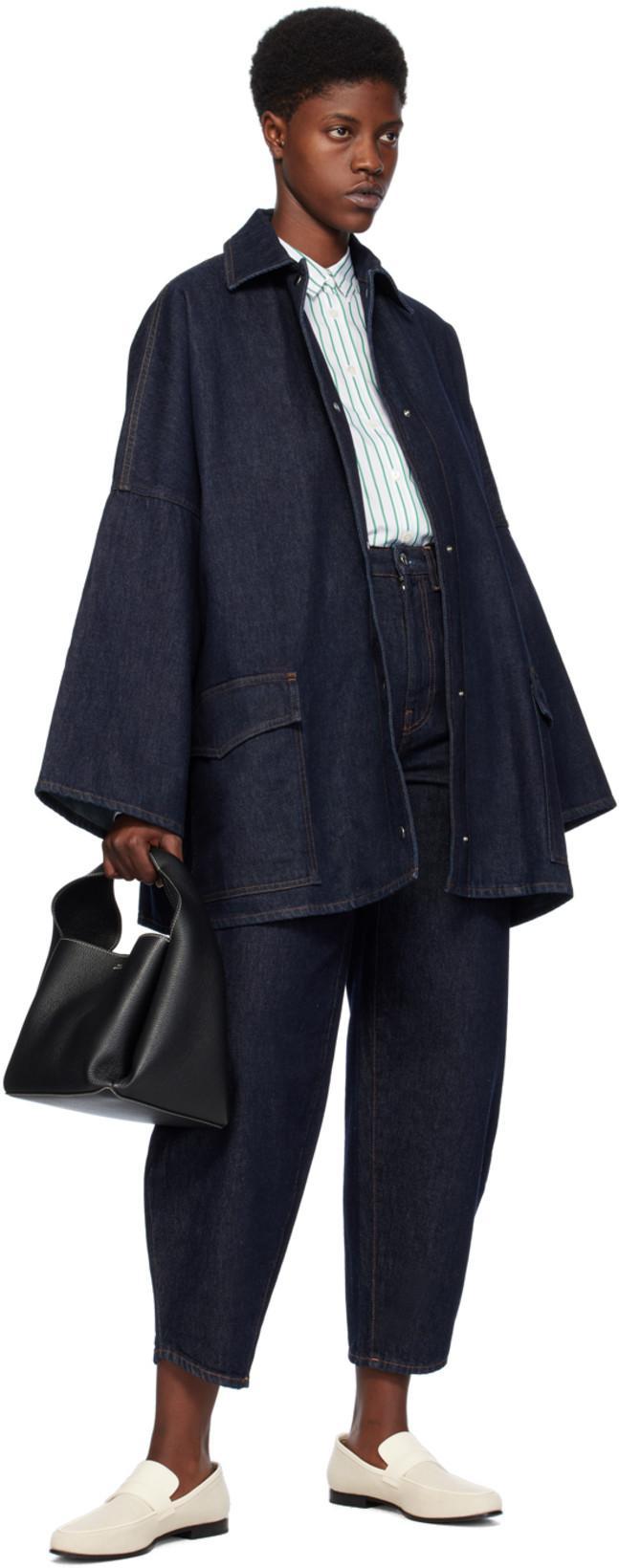 TOTÊME Toteme Organic Cotton Corduroy Overshirt Jacket In Black
