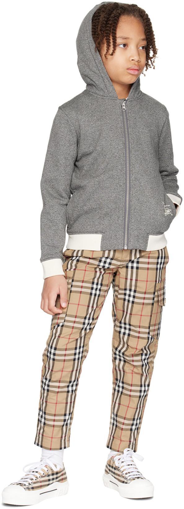 BURBERRY Cotton Sneaker With Vintage Check Pattern In Multi