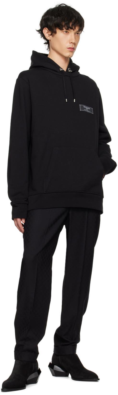 BALMAIN Capp Sweat. Logo In Black