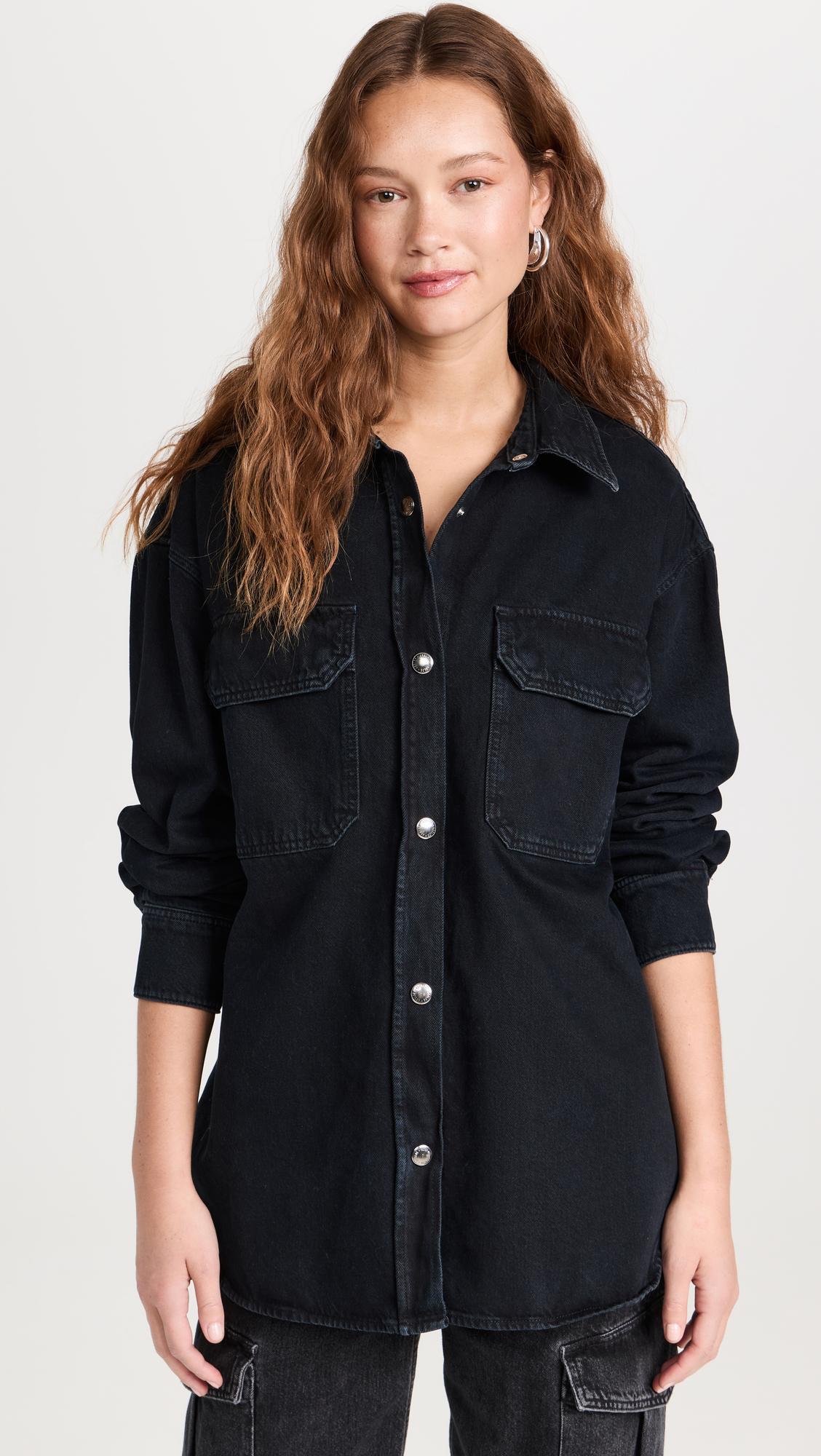 AGOLDE Wide-leg Cargo Jeans Featuring Belt Loops In Black