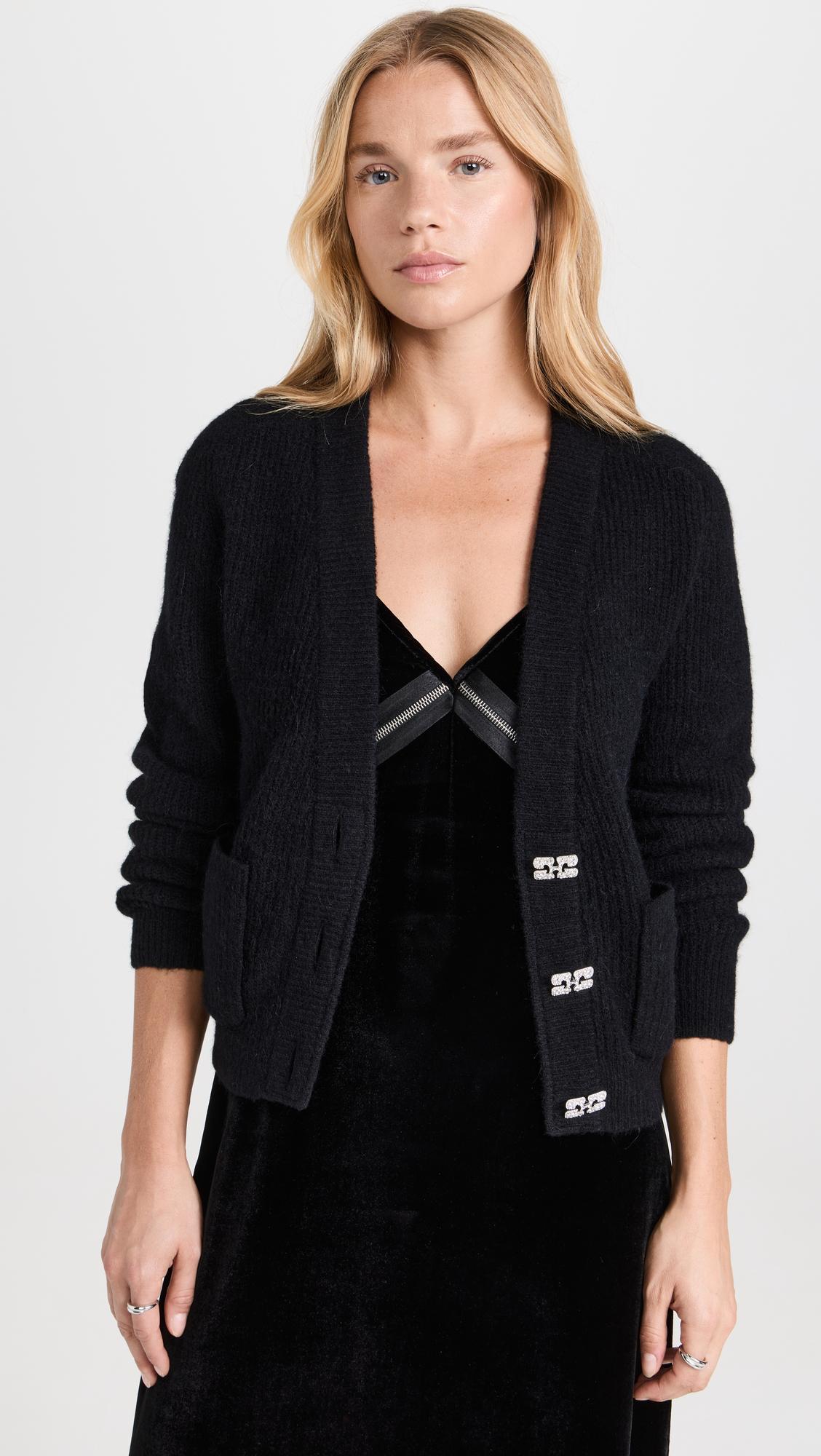 CULT GAIA Lina Pointed Toe Mule In Black