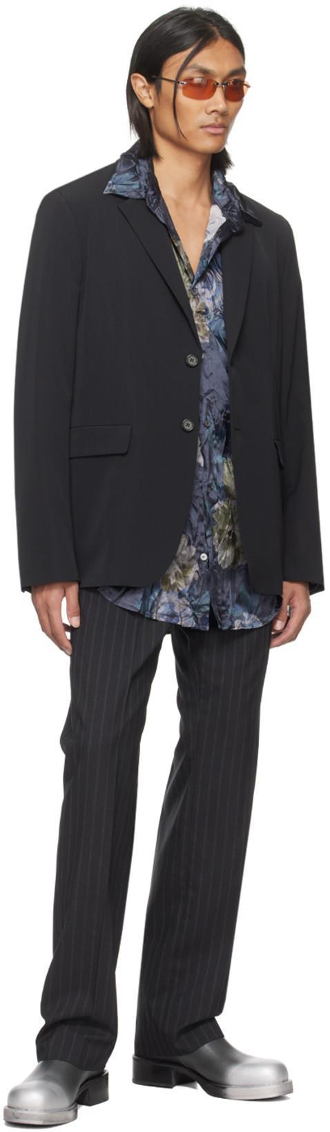 ACNE STUDIOS Straight Fit Cotton Jeans In Black