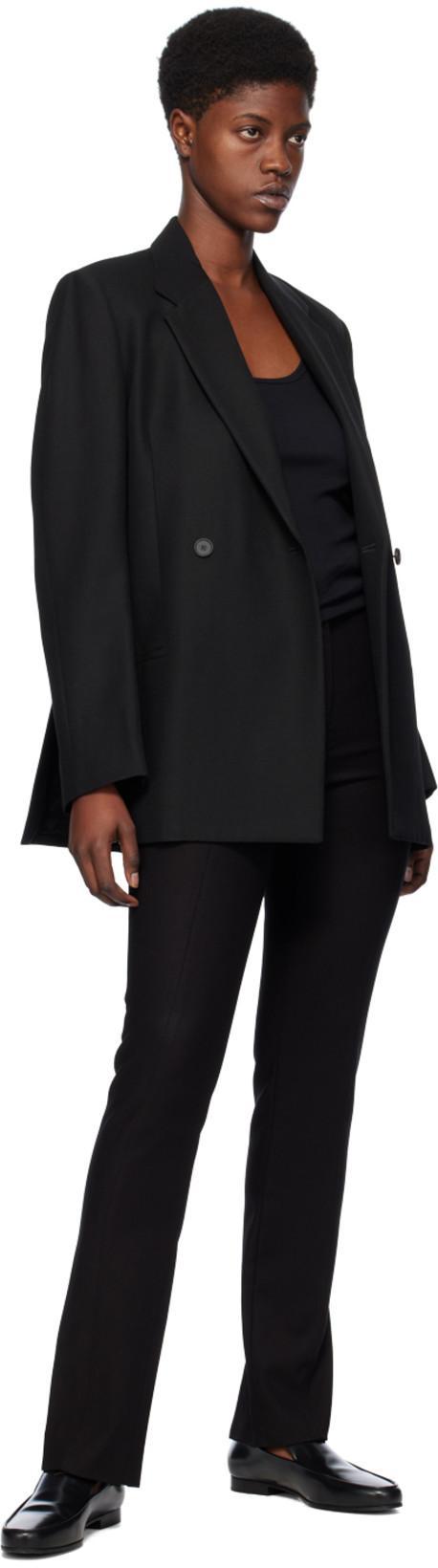 TOTÊME Toteme Organic Cotton Rib Tank Top In Black