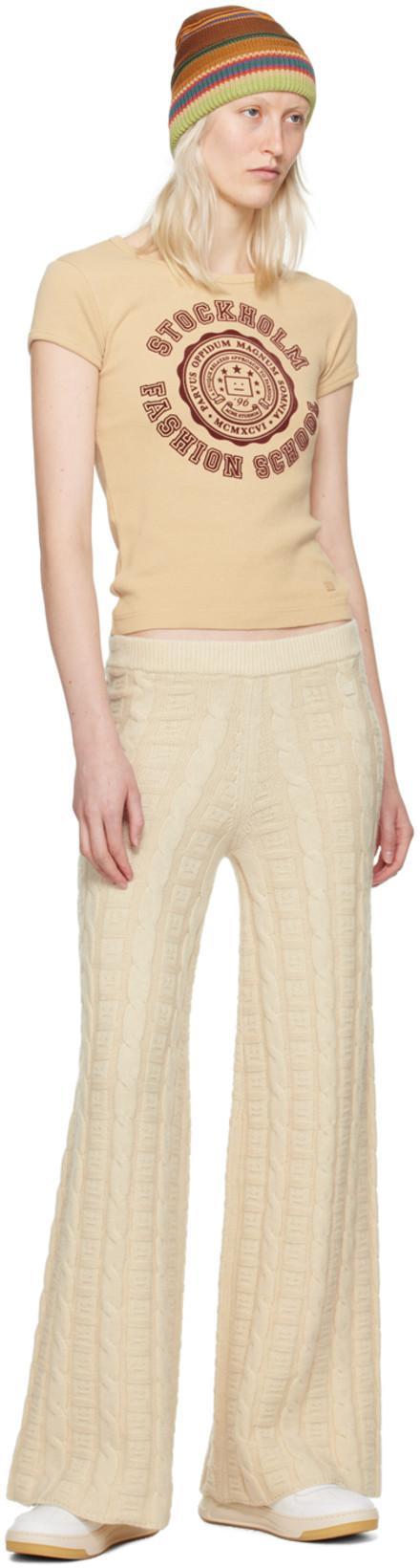 ACNE STUDIOS 20mm Steffey Leather Low Top Sneakers In White