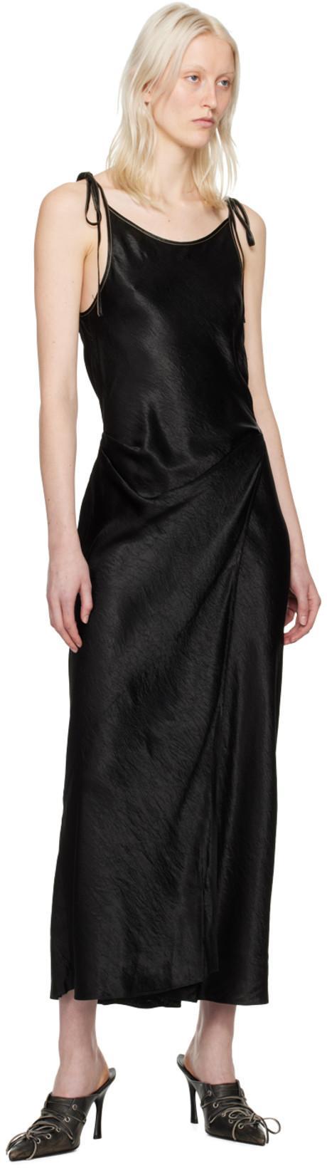 ACNE STUDIOS Drawstring Midi Dress In 900