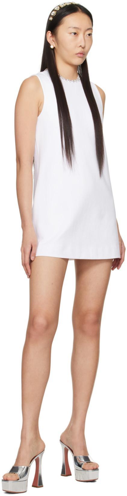 AMINA MUADDI Dalida Mirrored-leather Platform Sandals In Silver