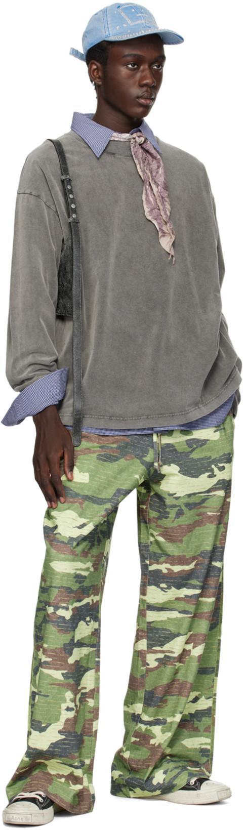 ACNE STUDIOS Crystals Logo Cap In Blue