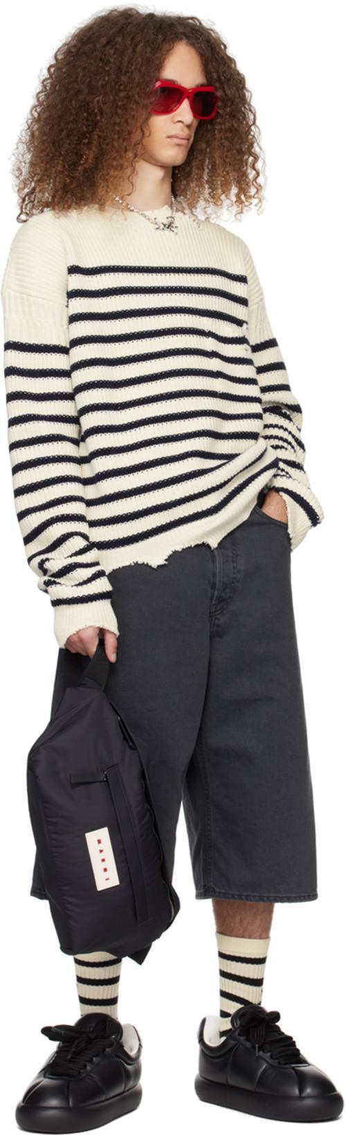 MARNI Puffy Low-top Lace-up Sneakers In Black