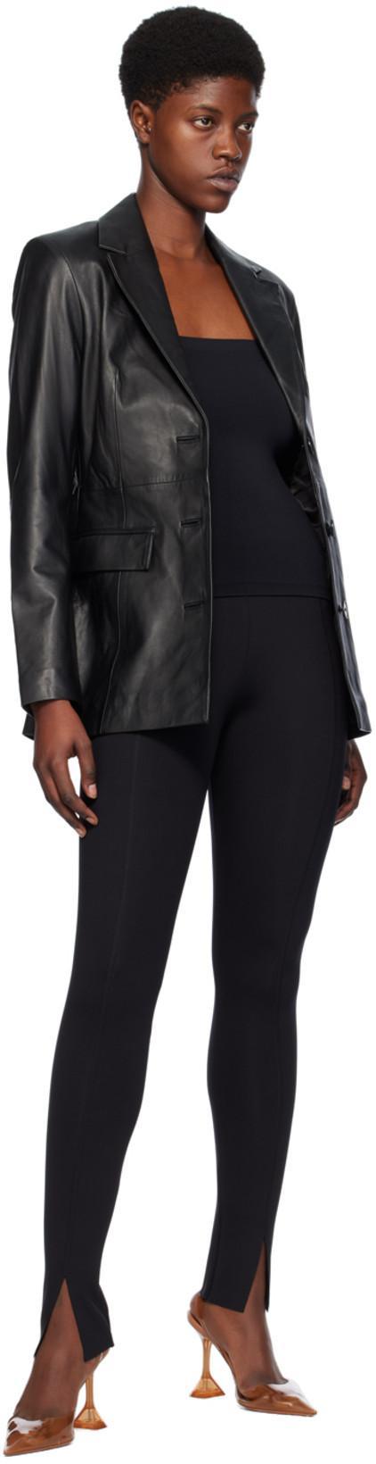 WOLFORD Sleeveless Sheath Top Elasticated Band In Black