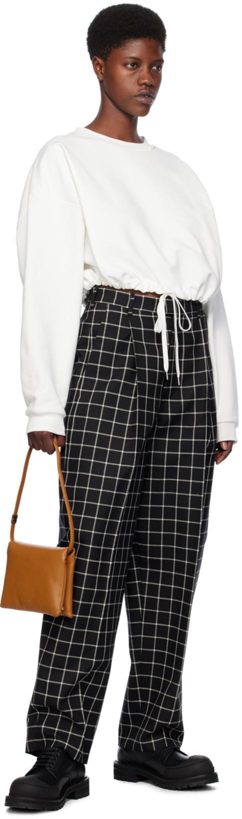 MARNI Dada Rubber-trimmed Leather Brogues In Black