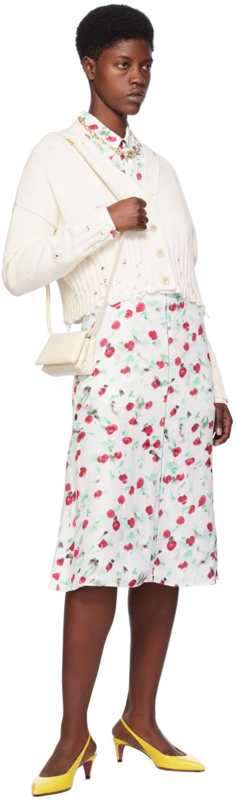 MARNI Floral Print Viscose Shirt In Printed