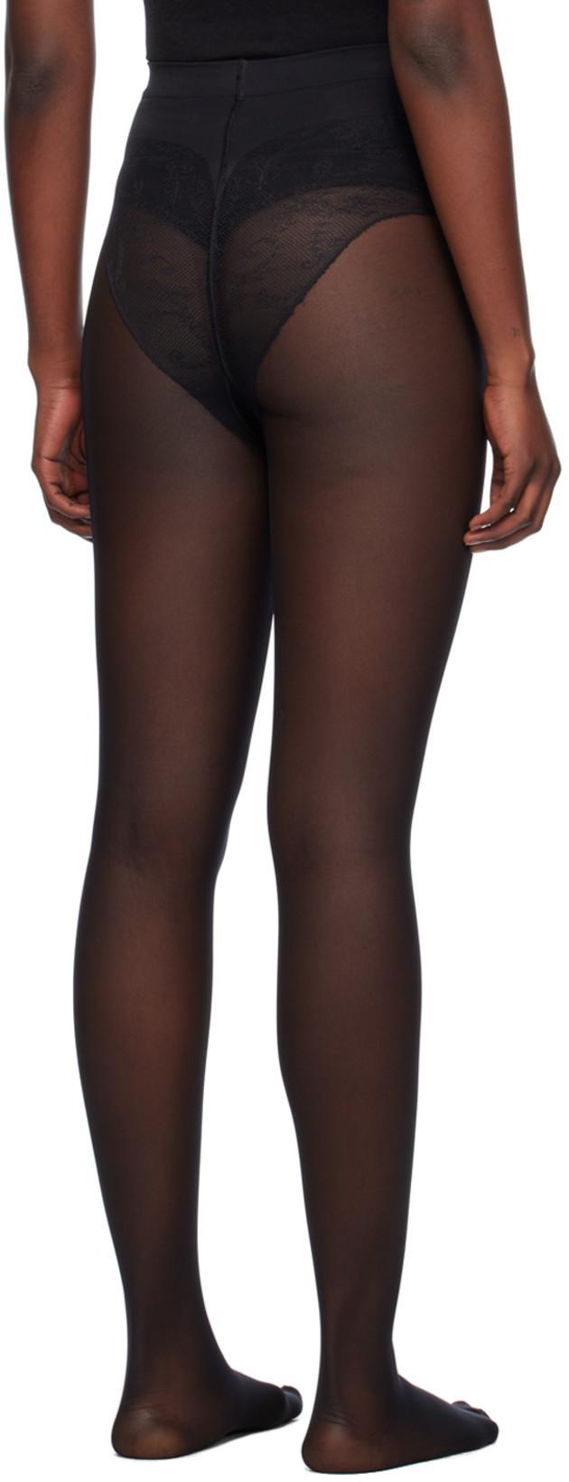 WOLFORD Cotton-blend Jamaika Bodysuit In Black