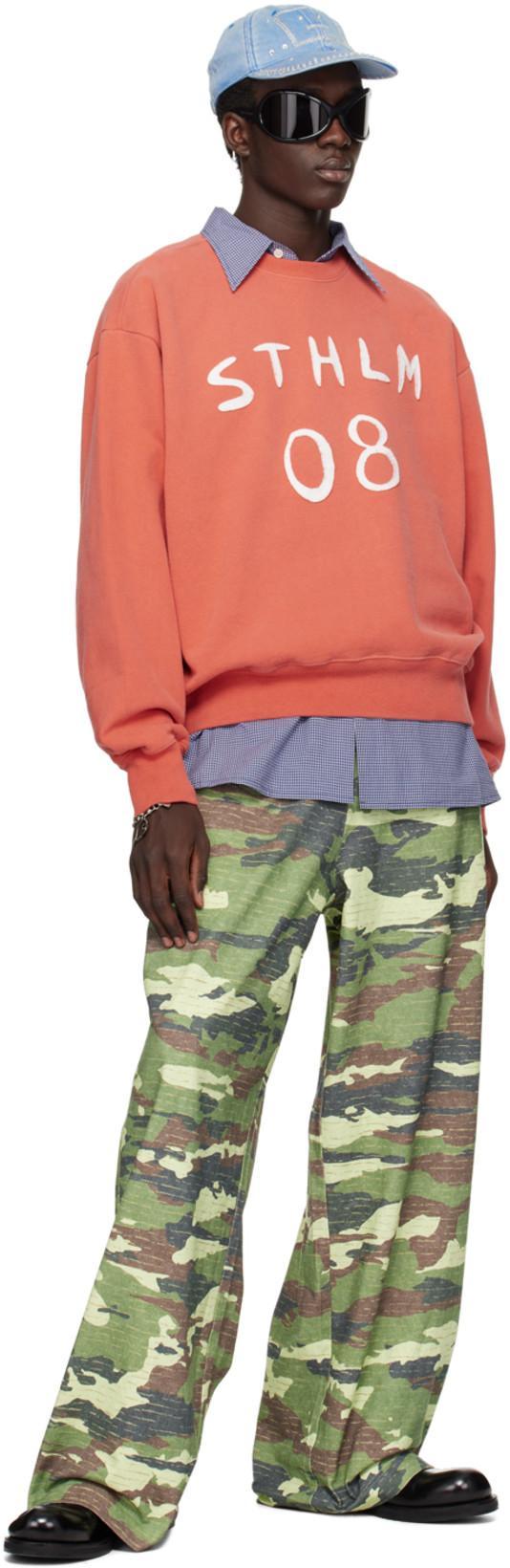 ACNE STUDIOS Crystals Logo Cap In Blue