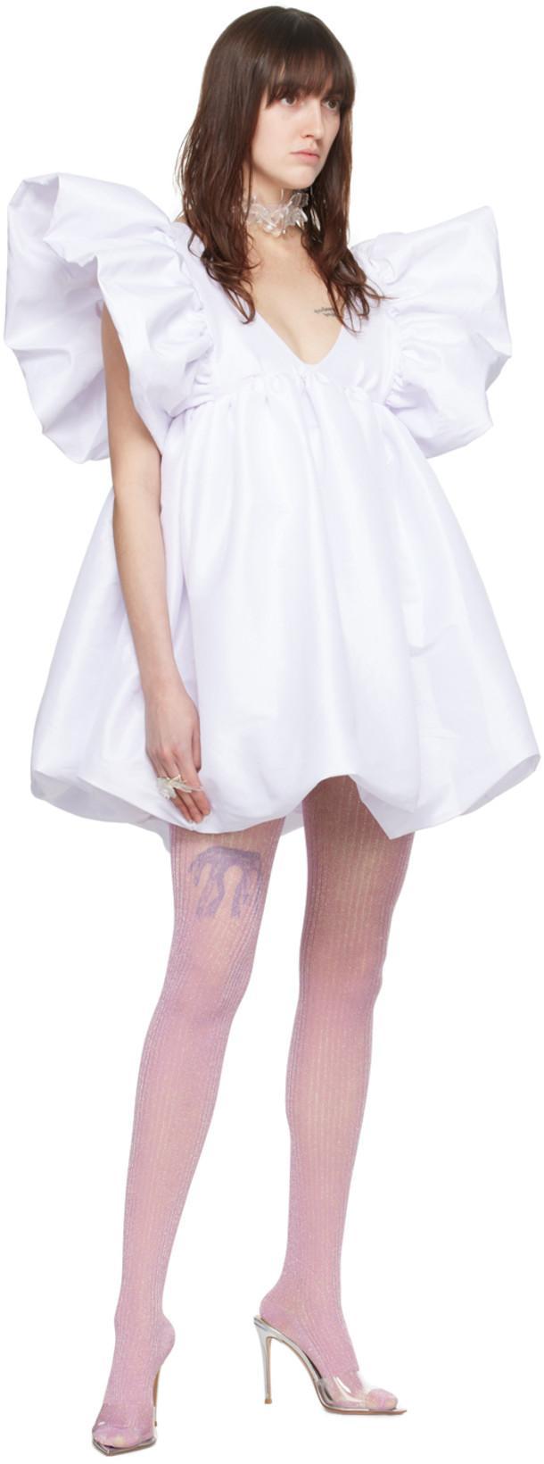 GIANVITO ROSSI 85mm Heel Pointed Toe Stiletto Sandals In White