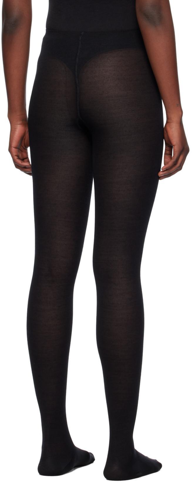 WOLFORD Cotton-blend Jamaika Bodysuit In Black