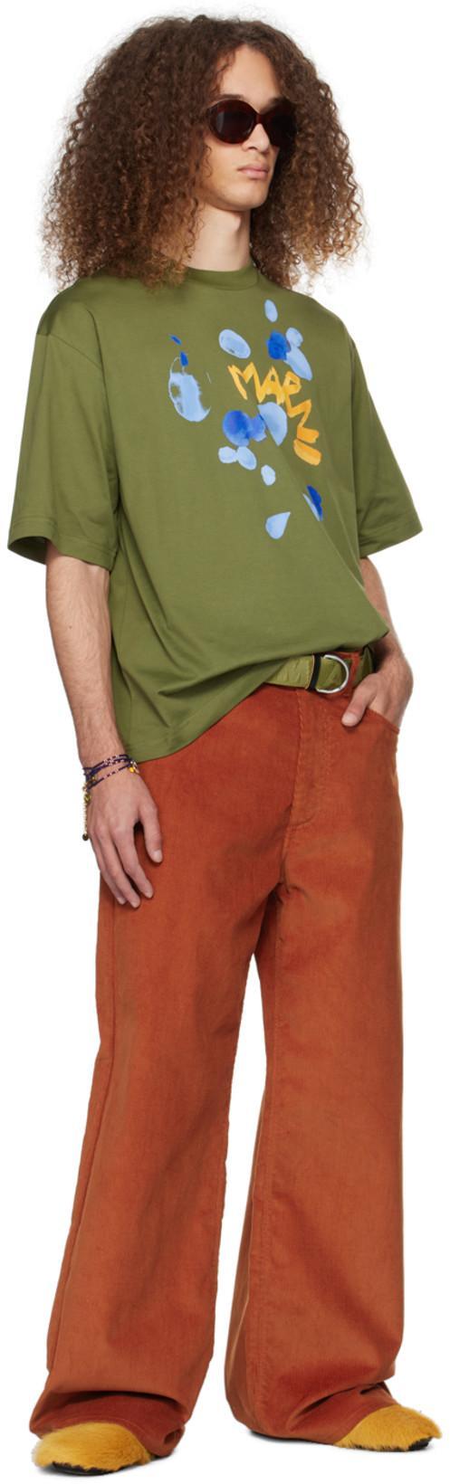 MARNI Yellow Fussbett Sabot Slippers In India Yellow 00v24