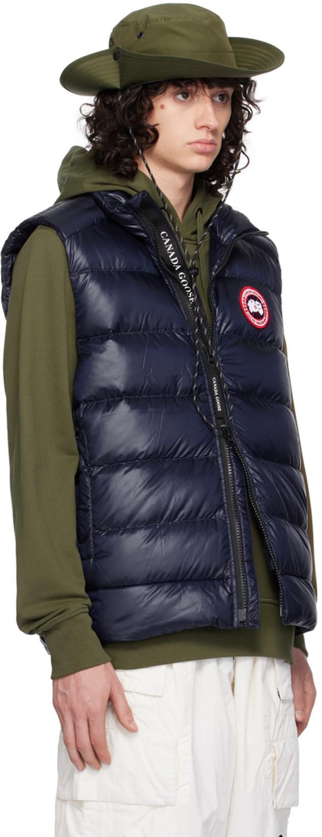 CANADA GOOSE Army Green Cotton Hoodie