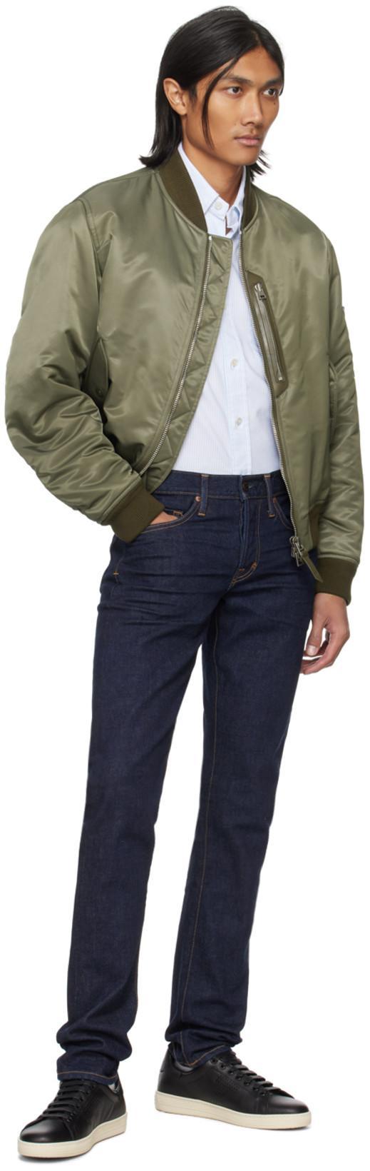 TOM FORD Low-top Leather Sneakers In Black