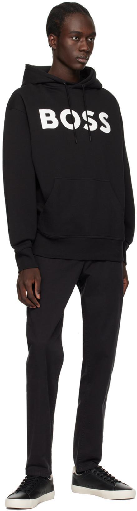 HUGO BOSS Boss Soody Zone Logo Hoodie In Black