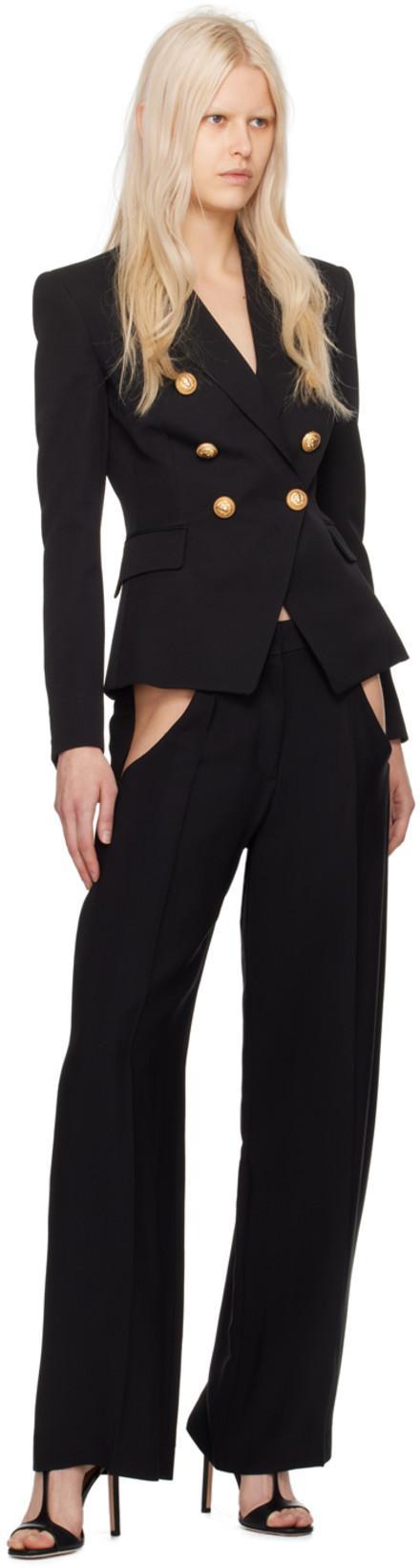 BALMAIN Wool Blazer In Black
