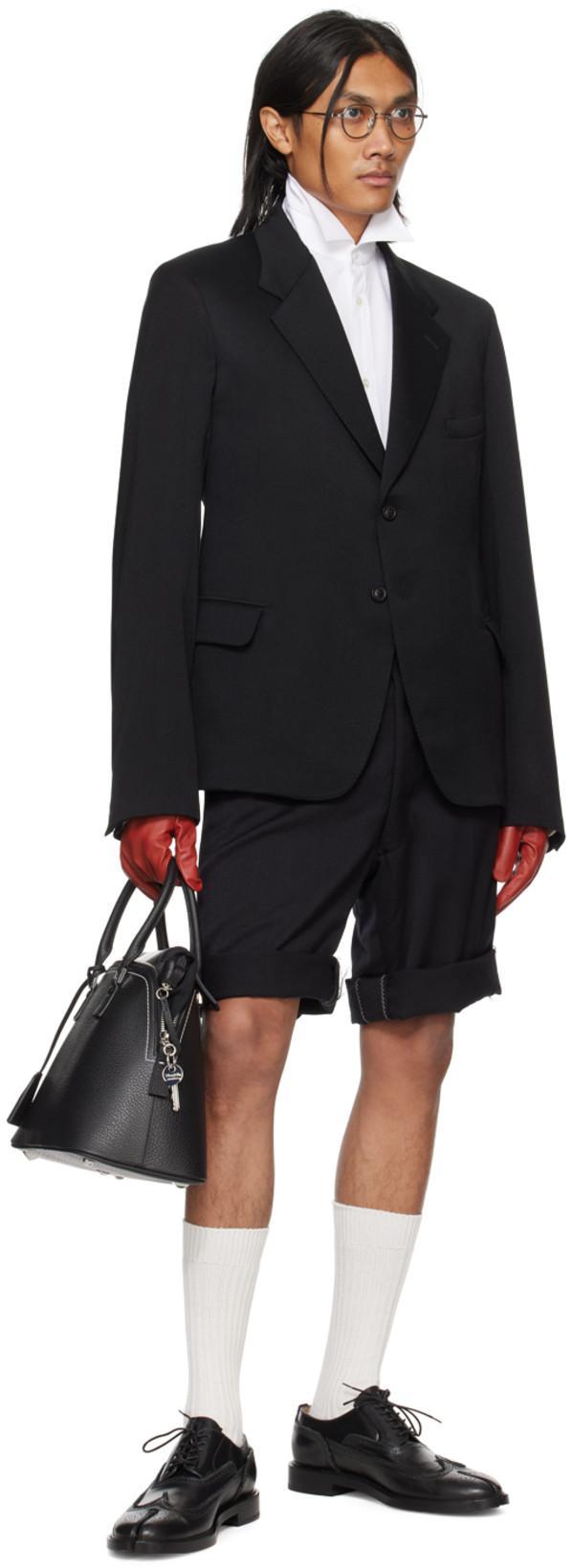 MAISON MARGIELA Black Tabi Monster Lace-up Derbys In H0a71 Variant Black