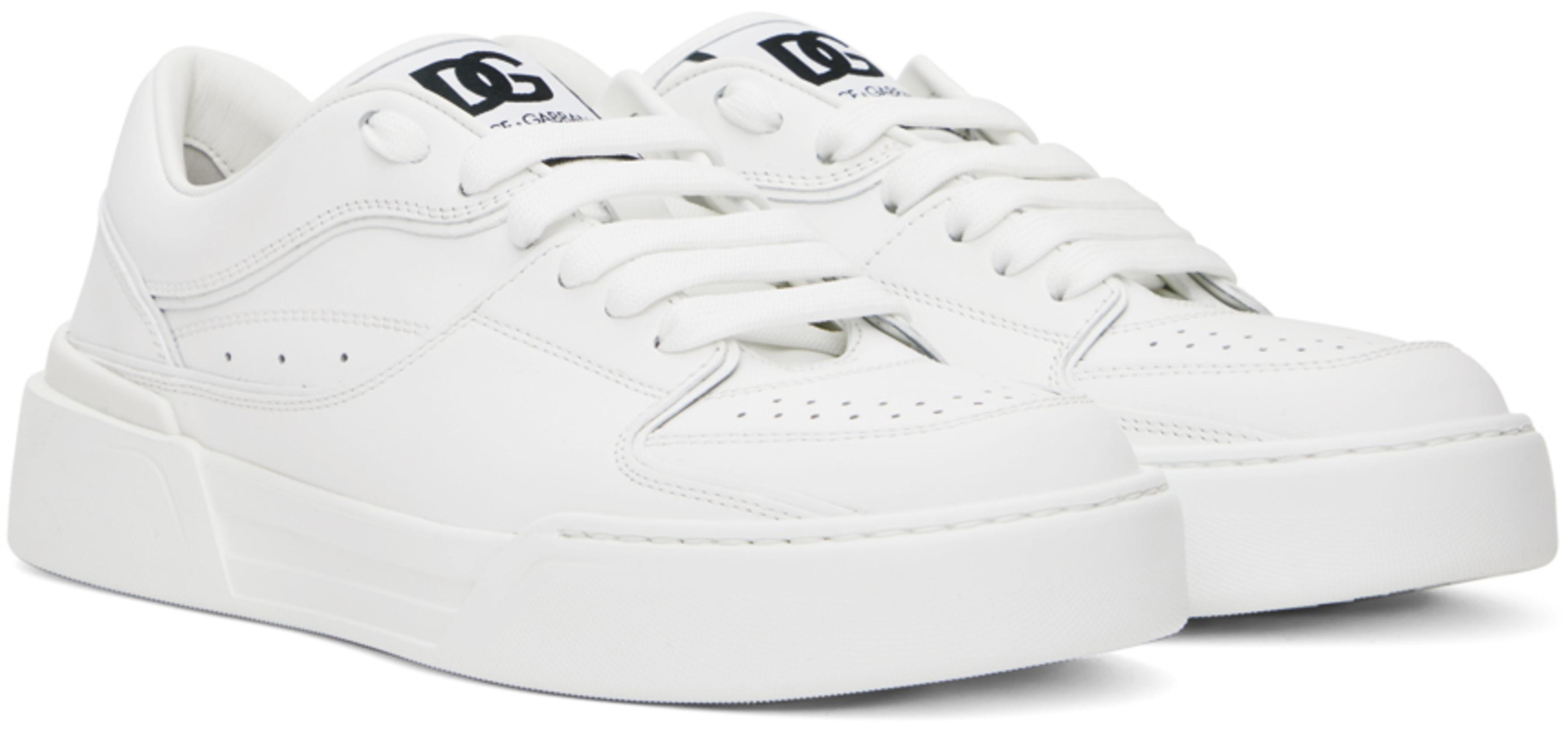 DOLCE & GABBANA Dg Essentials Crew Neck T-shirt In White