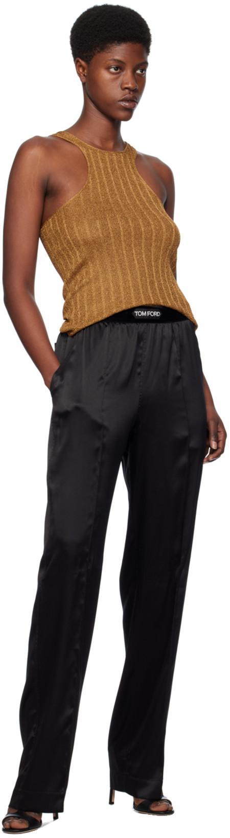 TOM FORD Black Pinched Seams Lounge Pants