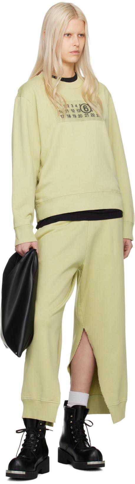 MM6 MAISON MARGIELA Mm6 By Maison Margiela Numeric Cotton Jersey T-shirt In Black