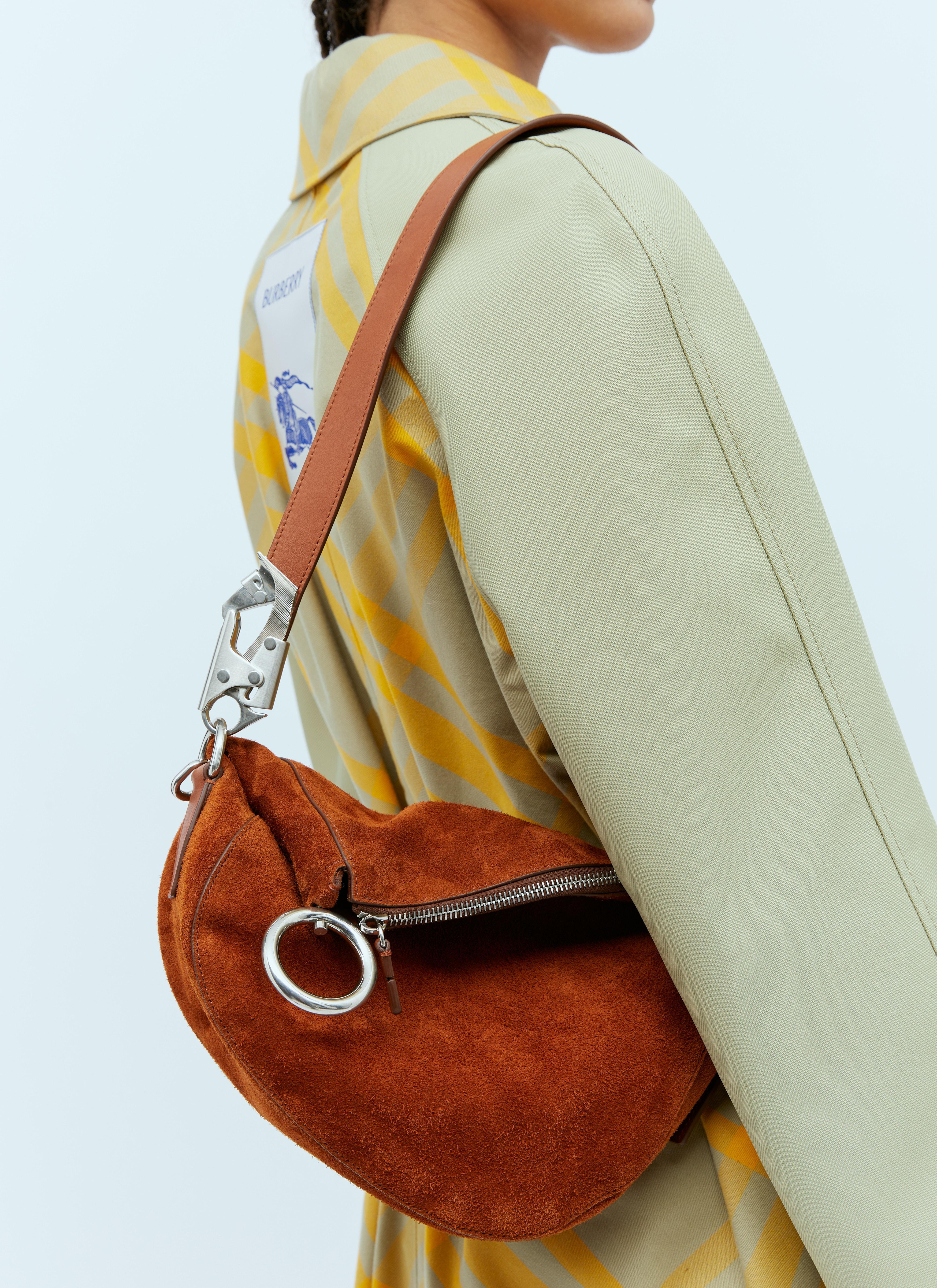 BURBERRY Jackie Shearling And Leather Mules In Yellow