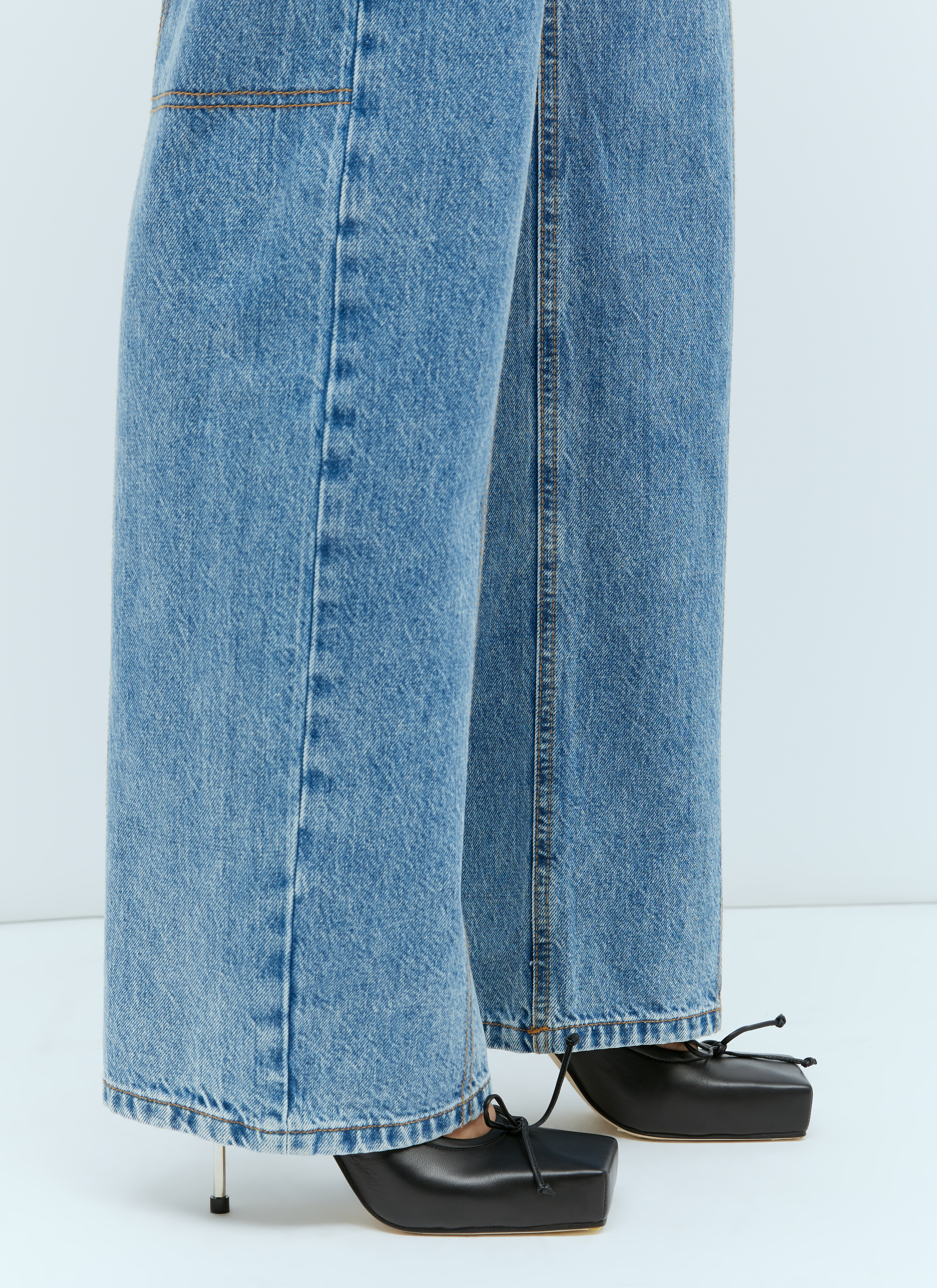JACQUEMUS Le De Nimes Caraco Jean In Blue