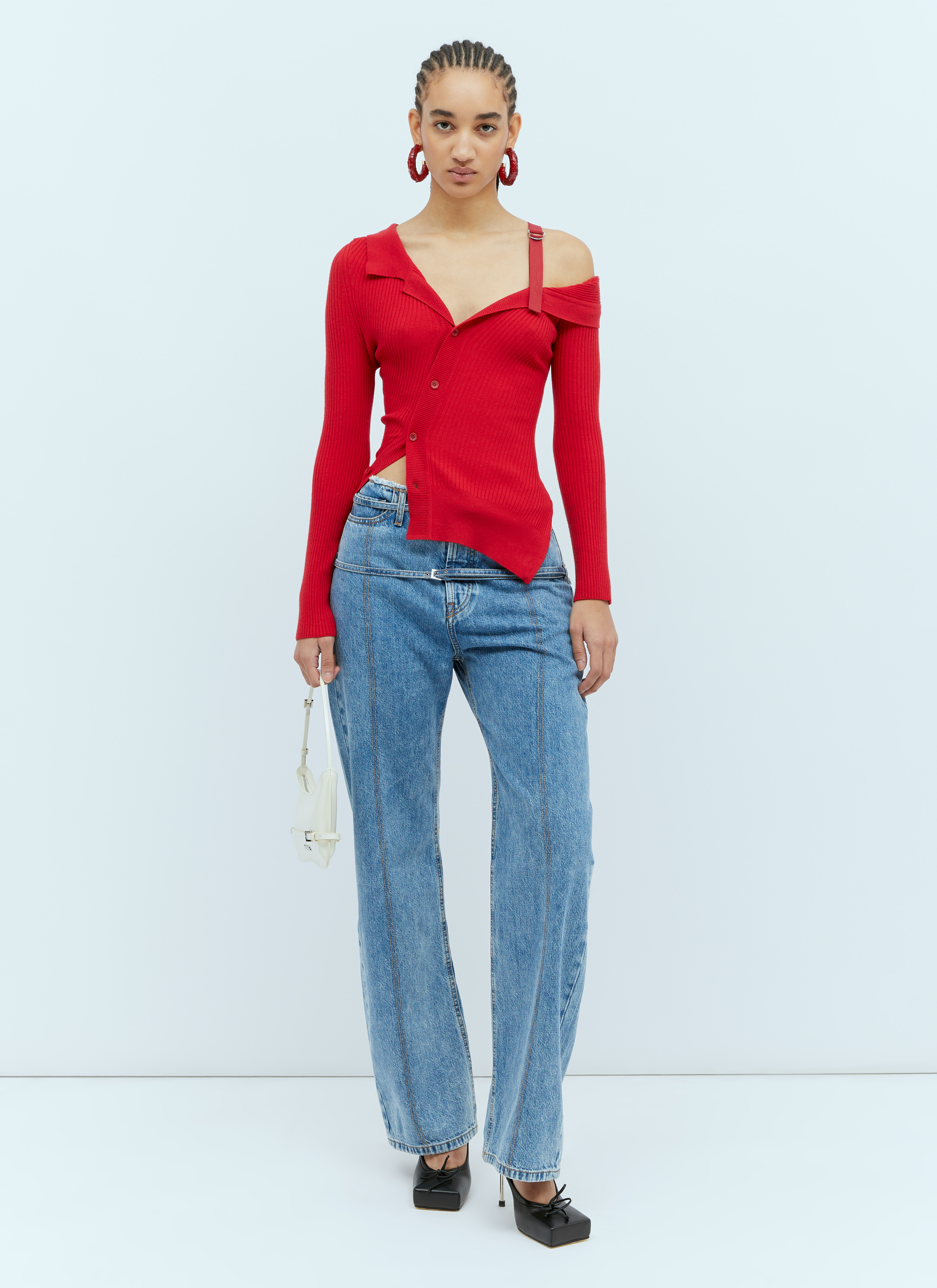 JACQUEMUS Le De Nimes Caraco Jean In Blue