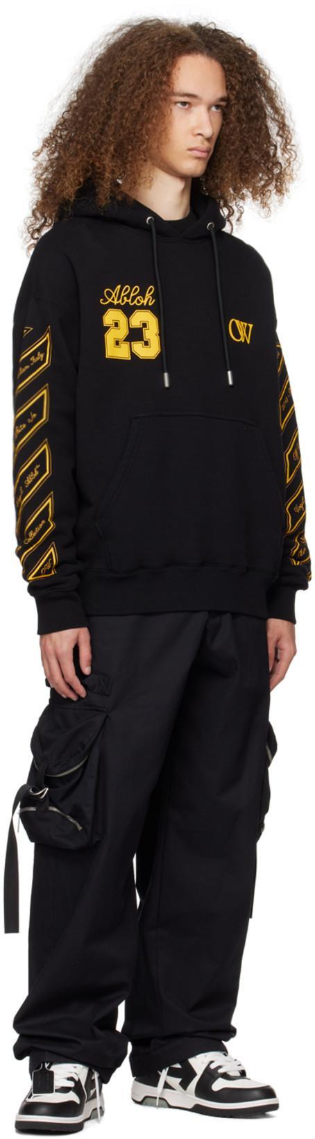 OFF-WHITE Off White Skated Hoodie With Ow 23 Logo In Black