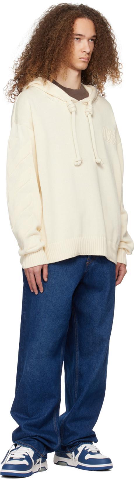 OFF-WHITE Out Of Office Leather Sneakers In Blue