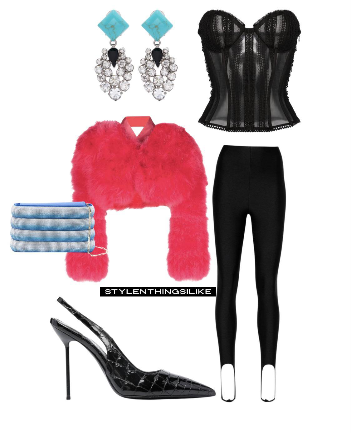 PARIS TEXAS 105mm Lidia Patent Leather Slingbacks In Black