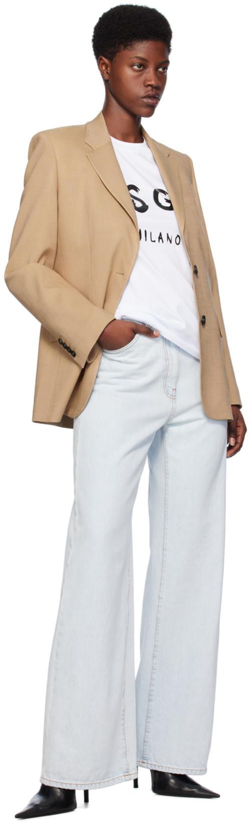 MSGM Topwear In White