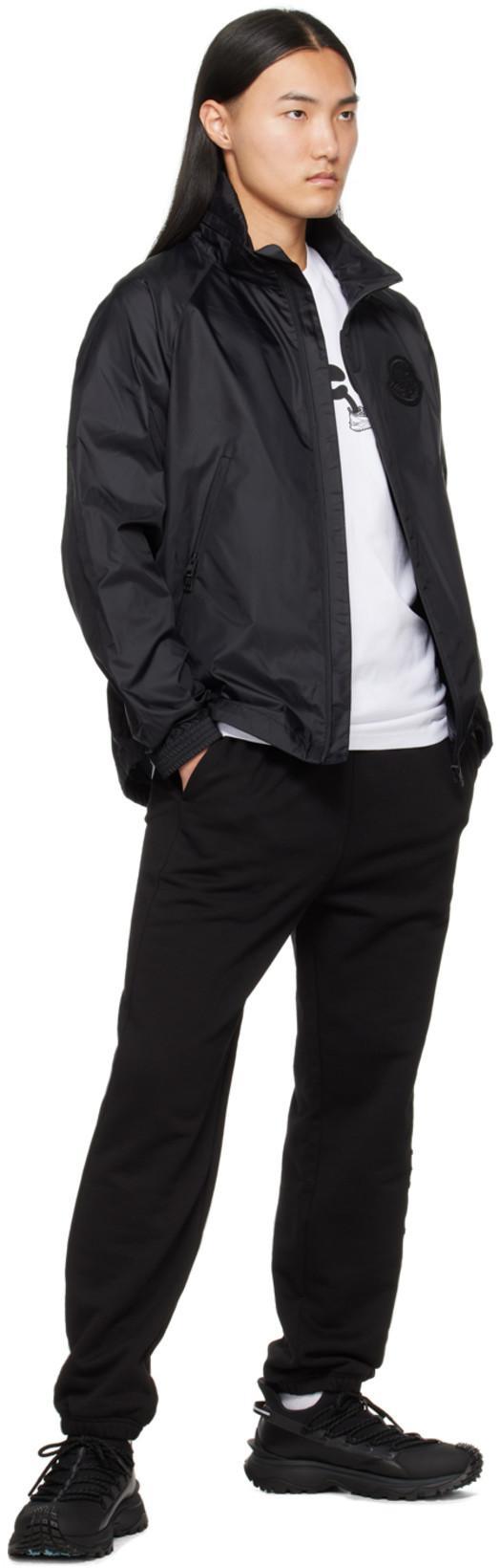 MONCLER Lightweight Hooded Jacket In Black