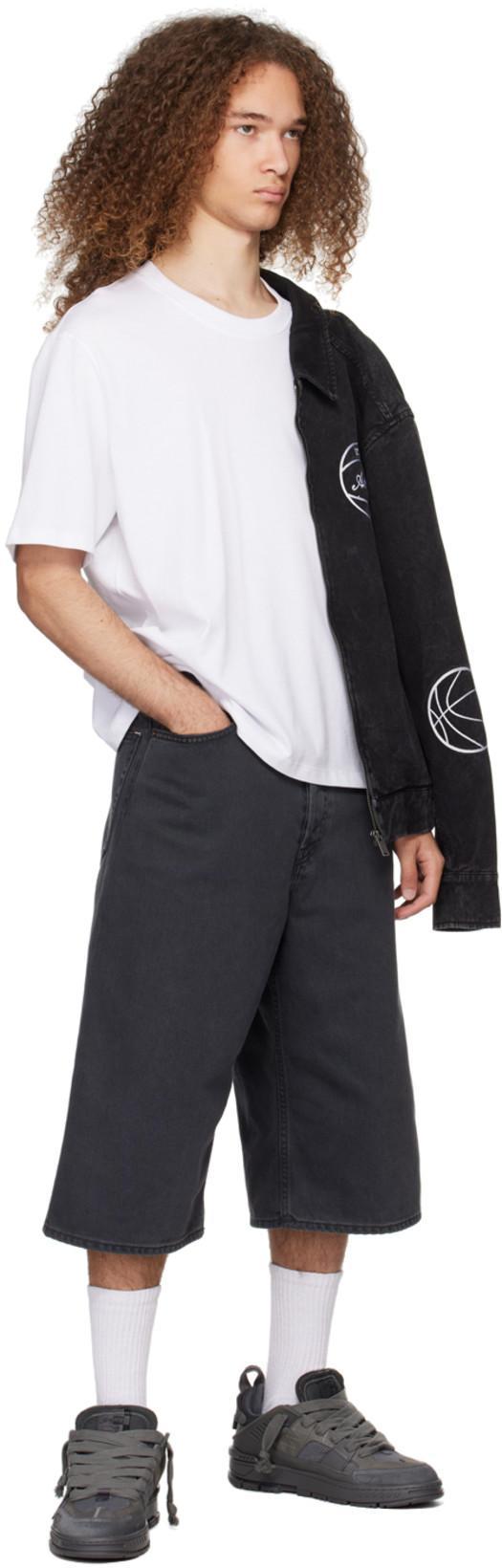 AMI ALEXANDRE MATTIUSSI Ami Paris Ami De Coeur White Oversize T Shirt