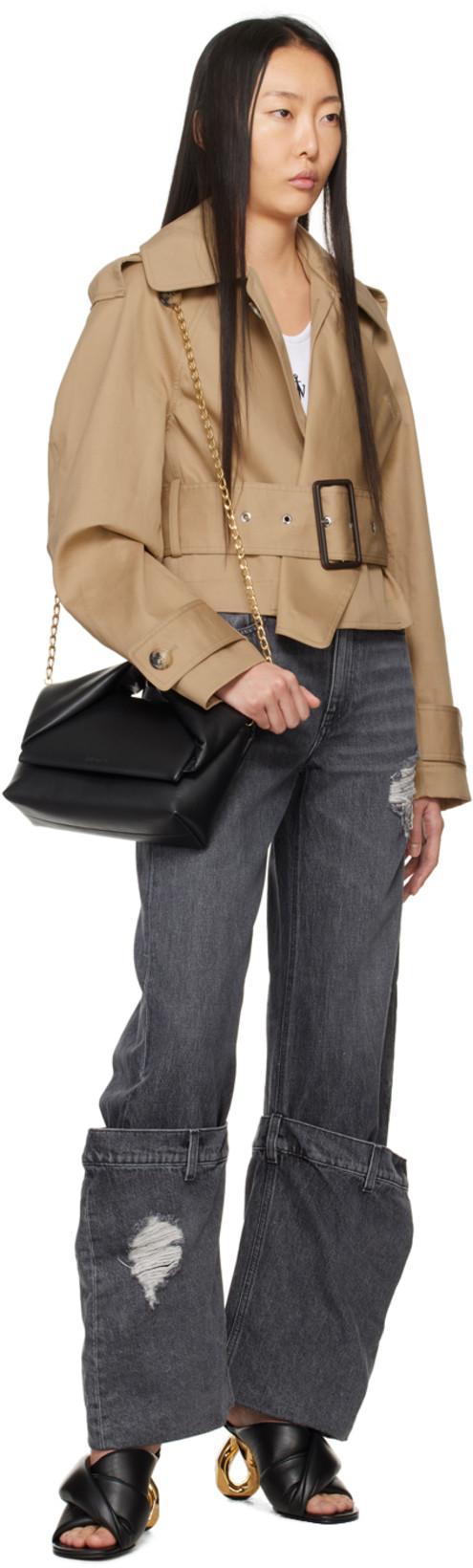 JW ANDERSON J. W. Anderson Anchor Fitted Ribbed Tank Top In White