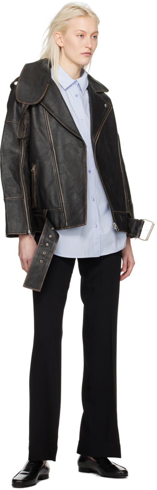 BY MALENE BIRGER Derris Shirt With Chest Pocket And Long Sleeves In Periwinkle Blue