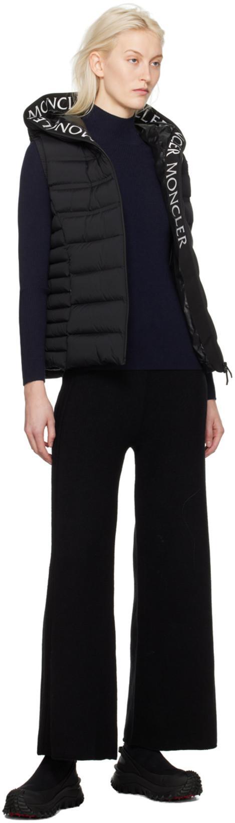 MONCLER Trailgrip Stretch Knit High-top Sneakers In Black